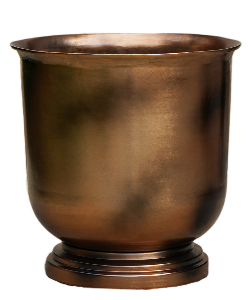 Outdoor Hampton Copper Metal Urn