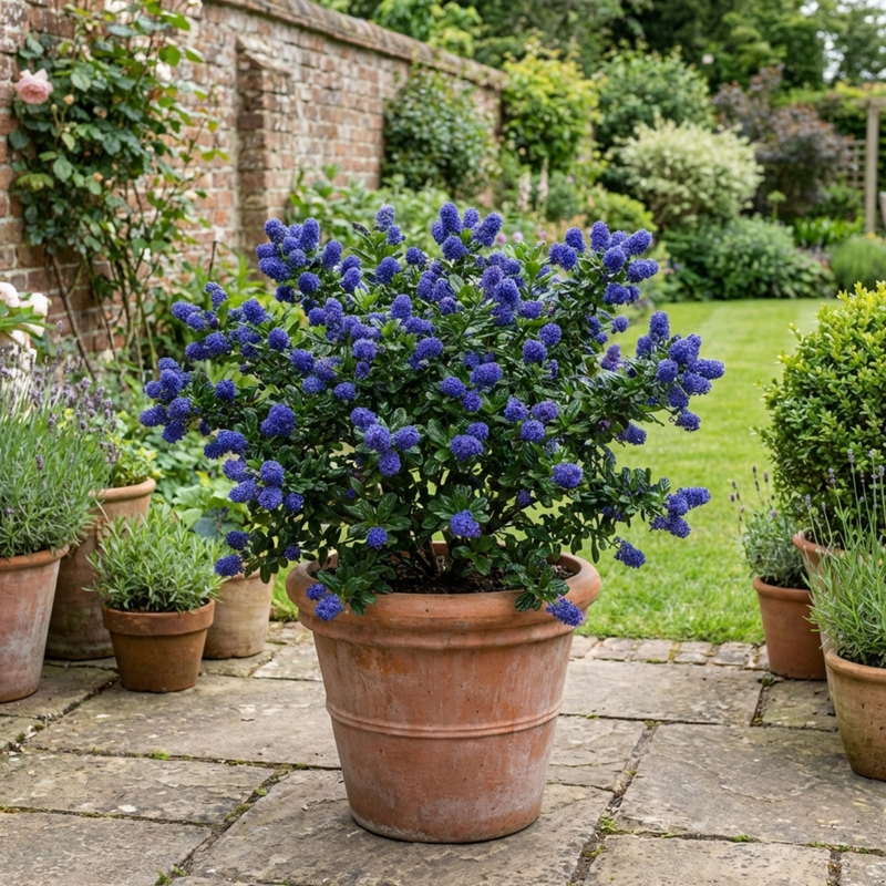 can you plant ceanothus in a pot Ceanothus Concha (California Lilac) - 3L Pot