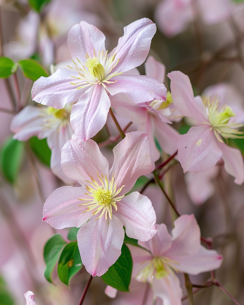 Clematis 'Highdown' | Scented Apple-Blossom Pink Blooms – The Rose ...